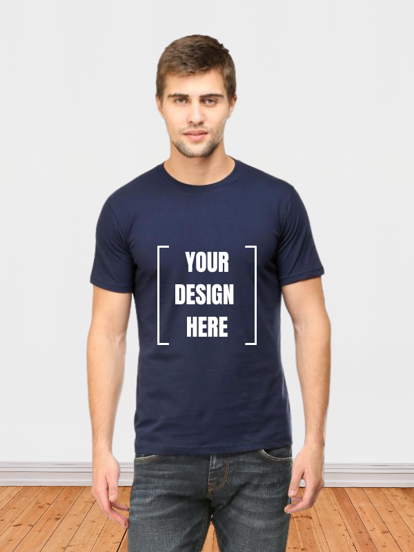 Personalized Men Round Neck T-shirt