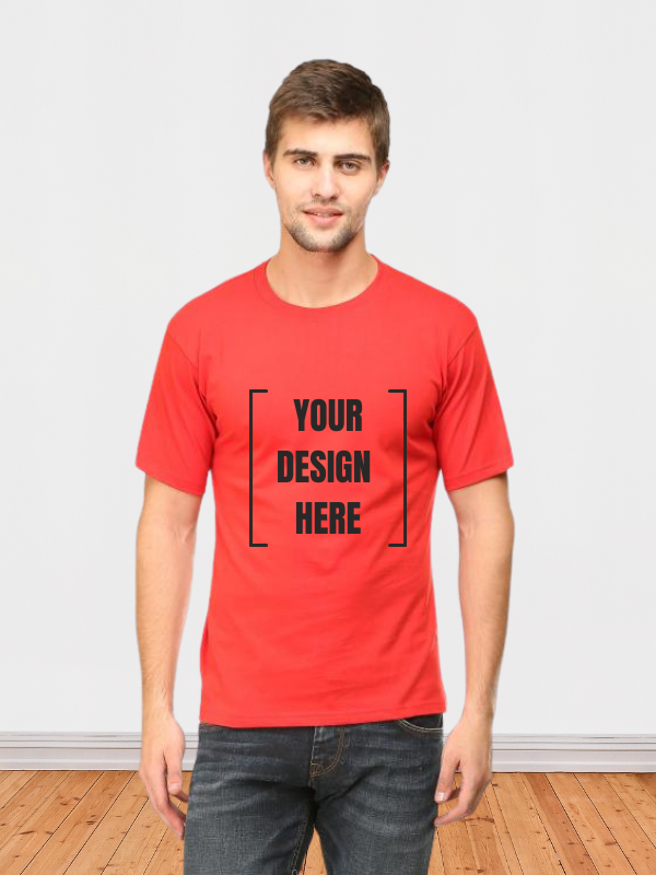 Personalized Men Round Neck T-shirt